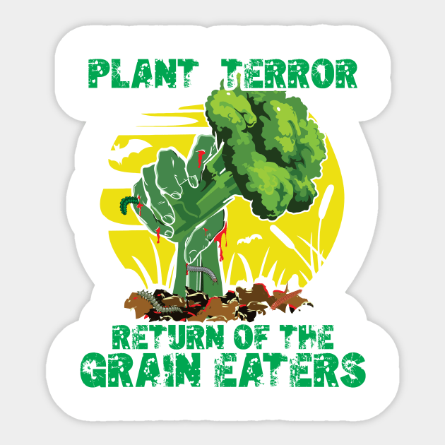 PLANT TERROR! Vegan Sticker by Frux